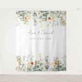 Tenture Élégant Mariage Fleur sauvage (Devant)