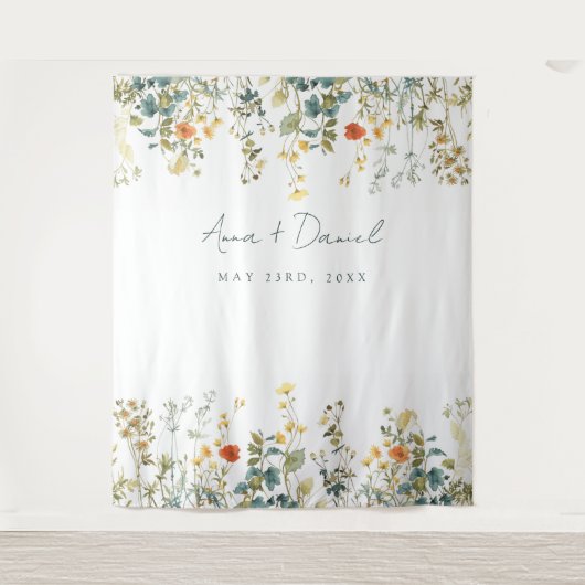 Tenture Élégant Mariage Fleur sauvage (Devant)