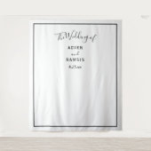 Tenture Elégant Mariage moderne (Devant)