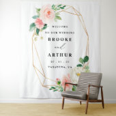 Tenture Elégant Mariage personnalisé fond photo (En situation)