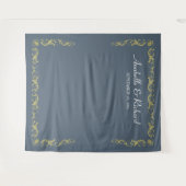 Tenture Elégant Mariage victorien Photo Booth Backdrop (Devant (Horizontal))
