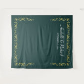 Tenture Elégant Mariage victorien Photo Booth Backdrop (Devant (Horizontal))