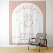 Tenture Élégant Moderne Bohème de Mariée de Bord de Mer Cl (En situation)