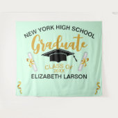 Tenture Élégant moderne cadre doré supérieur noir (Devant (Horizontal))