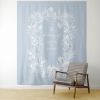 Élégant Monogramme de Bienvenue de Mariage à la Cr
