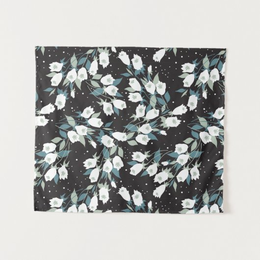 Tenture Élégant Motif de fleur de tulipe Arrière - plan no (Devant (Horizontal))