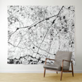 Tenture Élégant Motif Marbre blanc (En situation (horizontale))