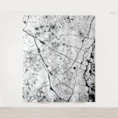 Tenture Élégant Motif Marbre blanc (Devant)