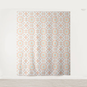 Tenture Elégant motif rétro géométrique beige