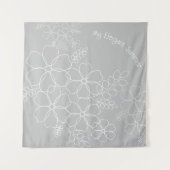 Tenture Élégant motif simple fleurs d'été (Devant)