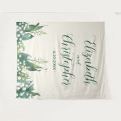 Tenture Élégant Muguet Mariage Floral  (Devant (Horizontal))