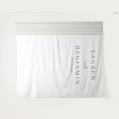 Tenture Elegant Neutral Minimalist Lines (Devant (Horizontal))