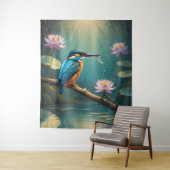 Tenture Élégant oiseau de martin-pêcheur (En situation)