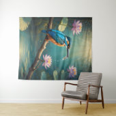 Tenture Élégant oiseau de martin-pêcheur (En situation (horizontale))