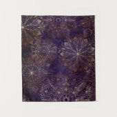 Tenture Élégant or et violet Motif de mandala Floral (Devant)