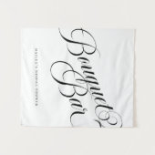 Tenture Élégant panneau de Fête des mariées Bouquet Bar (Devant (Horizontal))