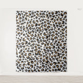 Tenture Élégant Parties scintillant d'or Motif Leopard (Devant)