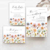 Tenture Élégant Pastel Pink Boho Fleur sauvage Mariage