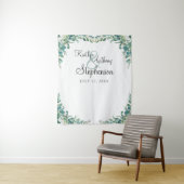 Tenture Élégant Photomaton de mariage à l'aquarelle d'euca (En situation)