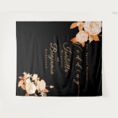 Tenture Élégant Rose chic Mariage (Devant (Horizontal))