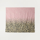 Tenture Élégant Rose Parties scintillant or Empreinte de l (Devant (Horizontal))