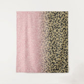 Tenture Élégant Rose Parties scintillant or Empreinte de l (Devant)