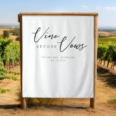 Tenture Élégant Vino aquarelle avant Vows Fête des mariées