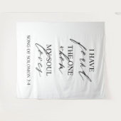 Tenture Elegant Wedding Backdrop Tapestry (Devant (Horizontal))