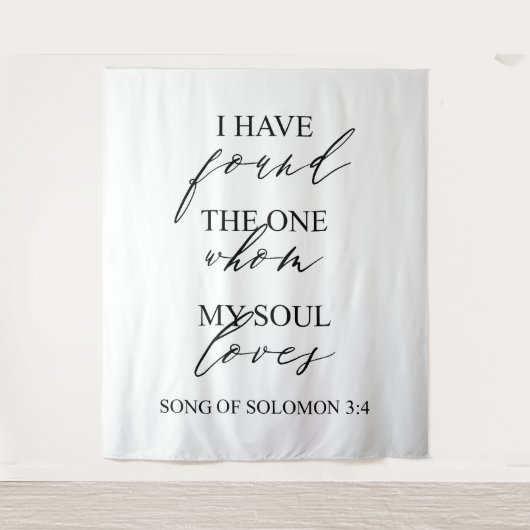 Tenture Elegant Wedding Backdrop Tapestry (Devant)