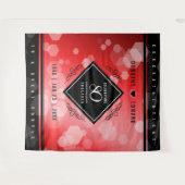 Tenture Elégante 80ème anniversaire du Mariage de Ruby (Devant (Horizontal))