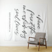 Tenture Élégante bannière de fond Mariage personnalisée (En situation (horizontale))