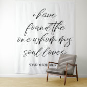 Tenture Élégante bannière de fond Mariage personnalisée (En situation)