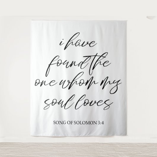 Tenture Élégante bannière de fond Mariage personnalisée (Devant)