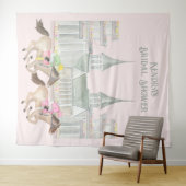 Tenture Elégante course de cheval Derby Party Photo fond (En situation (horizontale))