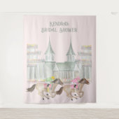 Tenture Elégante course de cheval Derby Party Photo fond (Devant)