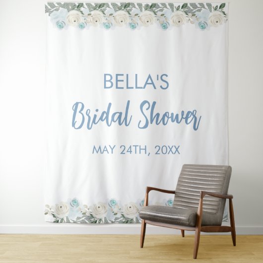 Tenture Élégante Fête de Fiançailles Hivernale de la Belle (En situation)