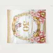 Tenture Élégante fête de Parties scintillant des fleurs de (Devant (Horizontal))