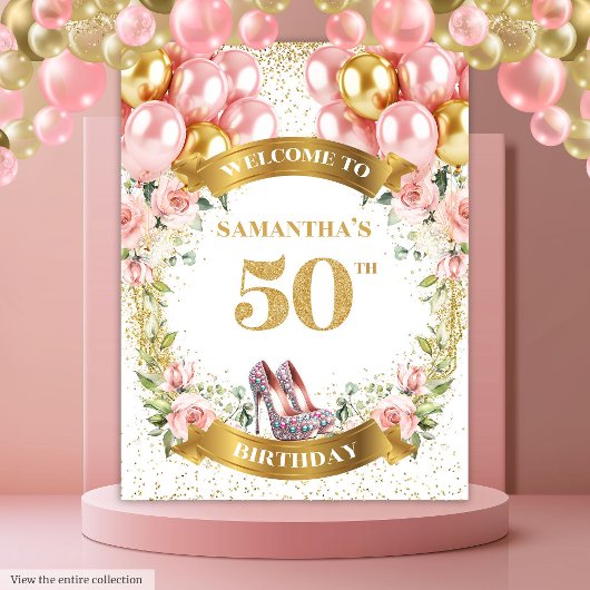 Tenture Élégante fête de Parties scintillant des fleurs de