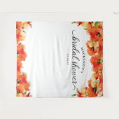 Tenture Elégante Fête des mariées de pavot doré (Devant (Horizontal))