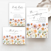 Tenture Elégante Fête des mariées Fleur sauvage Pastel Pin