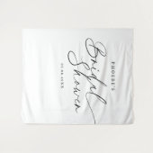 Tenture Elégante Fête des mariées manuscrite de script fon (Devant (Horizontal))