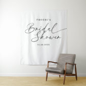 Tenture Elégante Fête des mariées manuscrite de script fon (En situation)