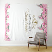 Tenture Élégante Fête des mariées victorienne rose pâle (En situation (horizontale))