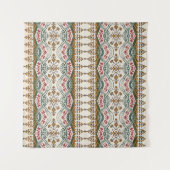 Tenture Elégante frontière florale ethnique Boho (Devant (Horizontal))
