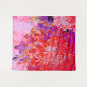 Tenture Élégante Hydrangea Limelight Violette et Orange (Devant (Horizontal))