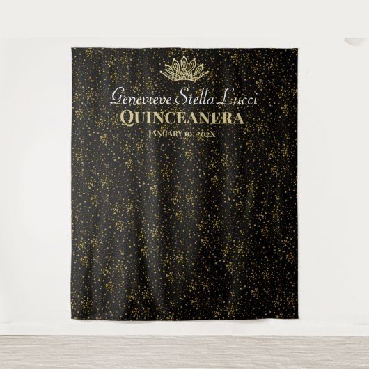 Tenture Elégante mascarade avec fond rose blanche (Devant)