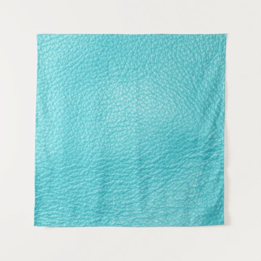 Tenture Élégante texture en cuir turquoise (Devant)