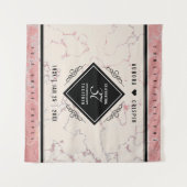 Tenture Élégantes 37e Noces d'albâtre (Devant (Horizontal))