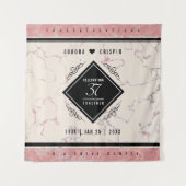 Tenture Élégantes 37e Noces d'albâtre (Devant)