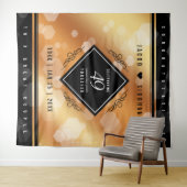 Tenture Élégantes 49e noces de cuivre de mariage (En situation (horizontale))